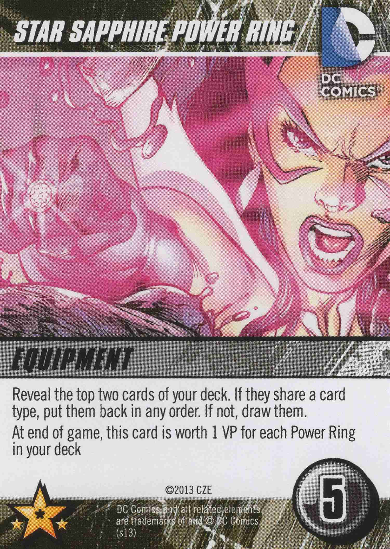 Star Sapphire Power Ring
