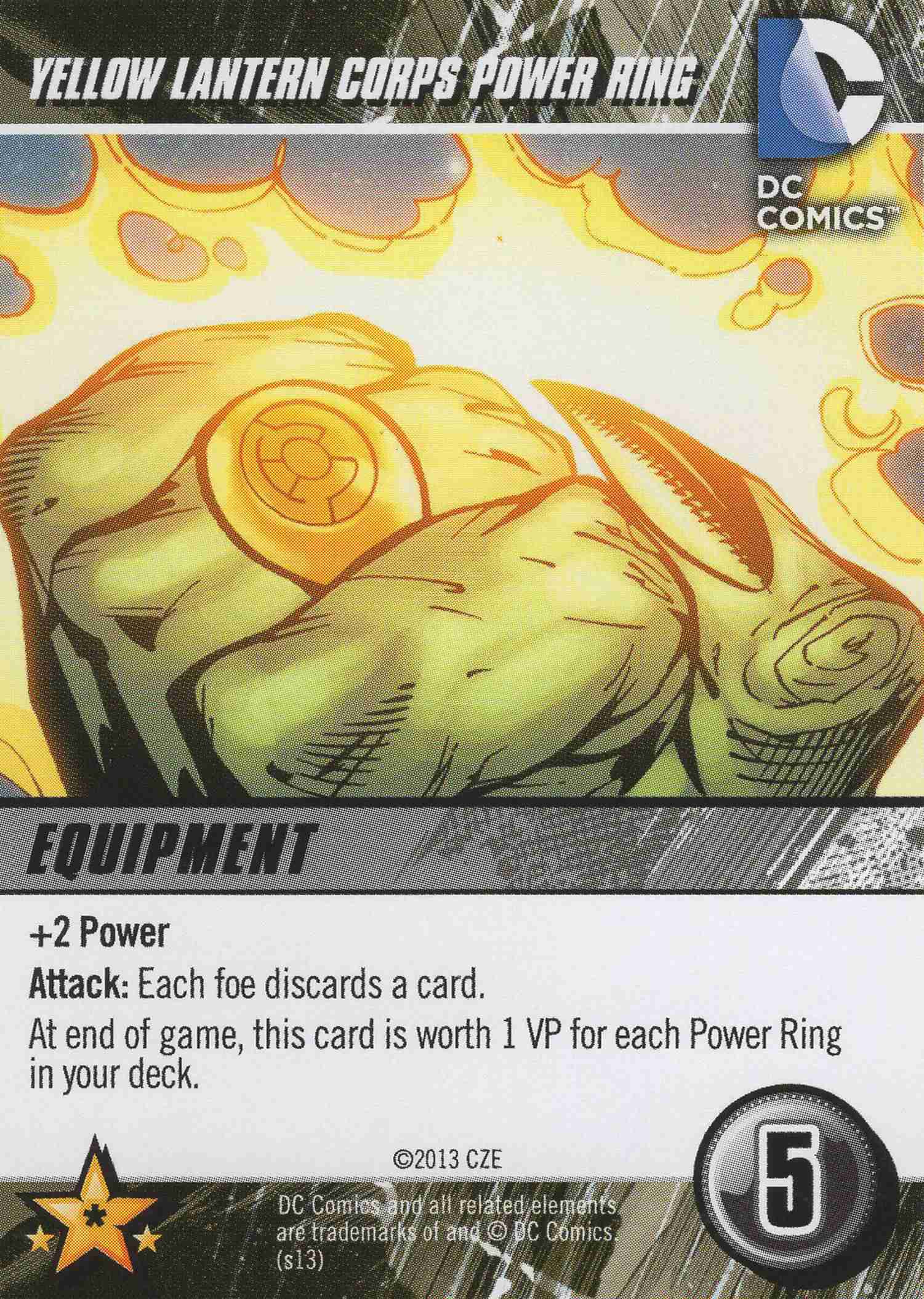 Yellow Lantern Corps Power Ring