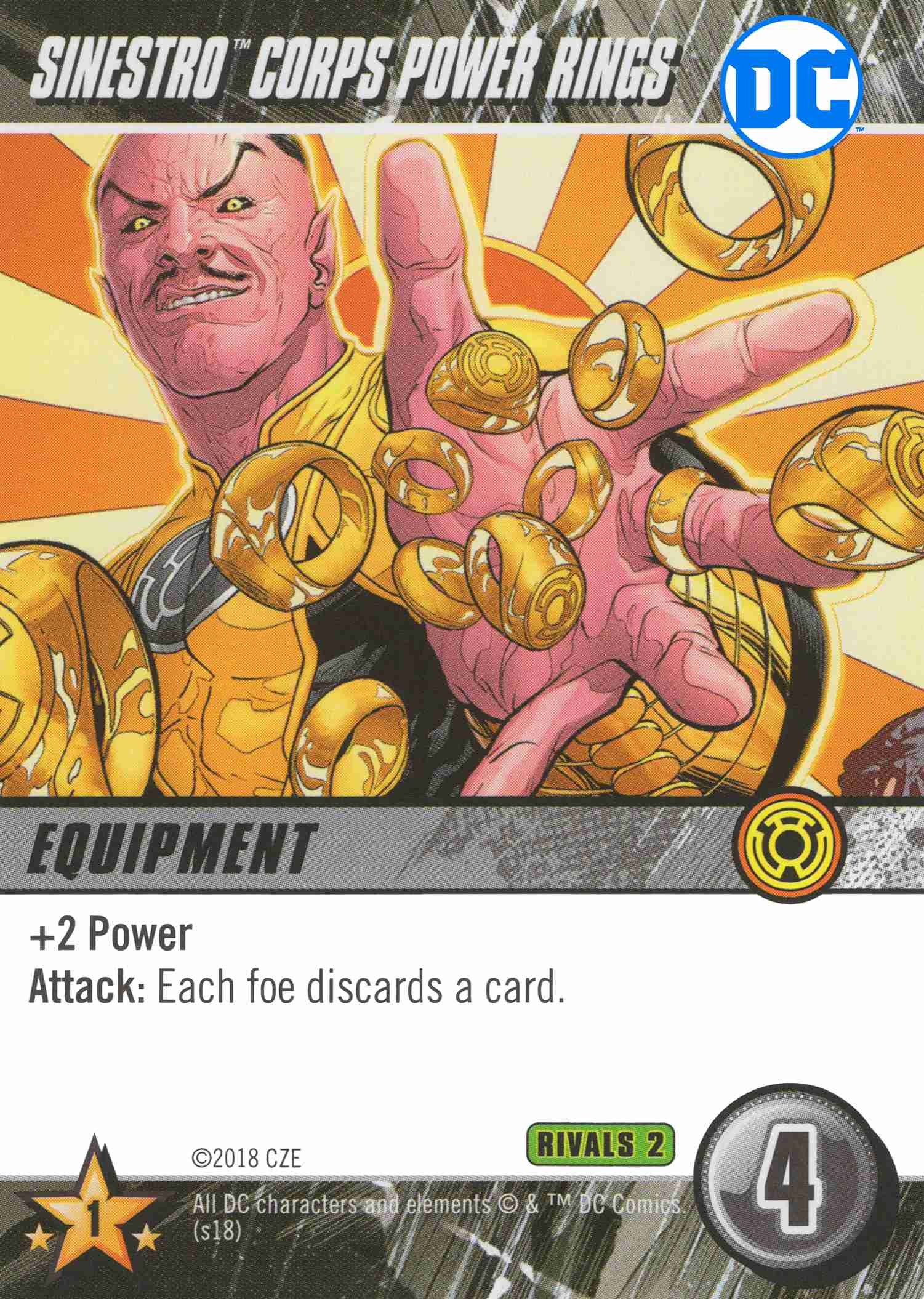 Sinestro Corps Power Rings