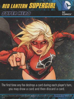 Red Lantern Supergirl