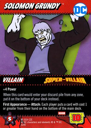 Solomon Grundy