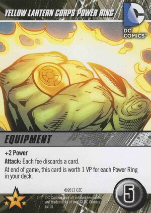 Yellow Lantern Corps Power Ring